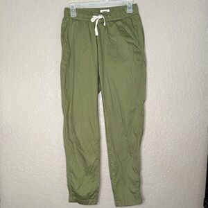 Pact organic cotton twill olive Green pants